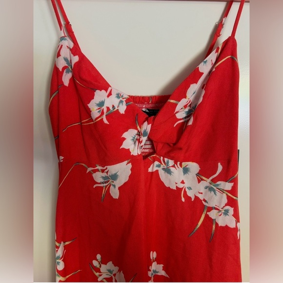 Volcom Red Floral Dress - Picture 7 of 10